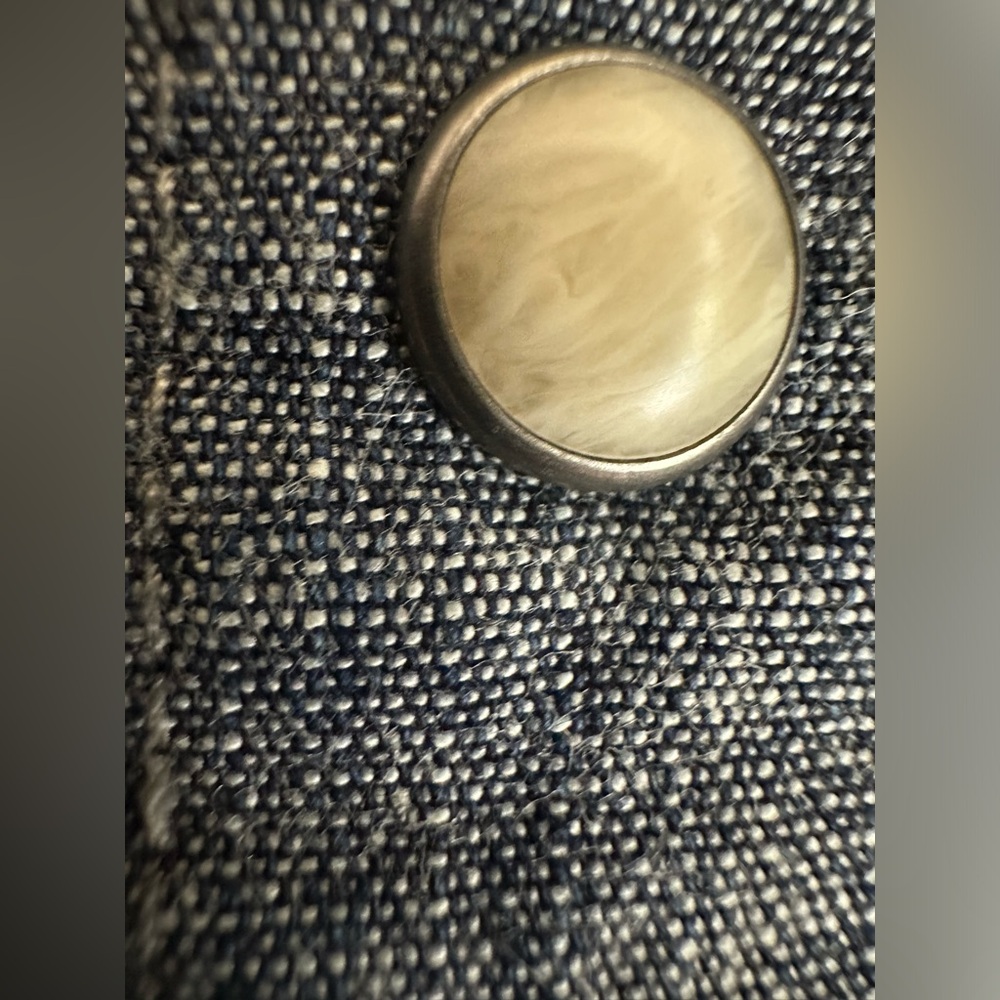 Vintage Lucky Brand Men's S Chambray Western Shirt Classic Fit Snap Buttons - Picture 5 of 10
